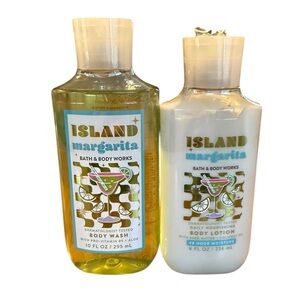 Bath & Body Works Island Margarita Body Wash & Lotion Set